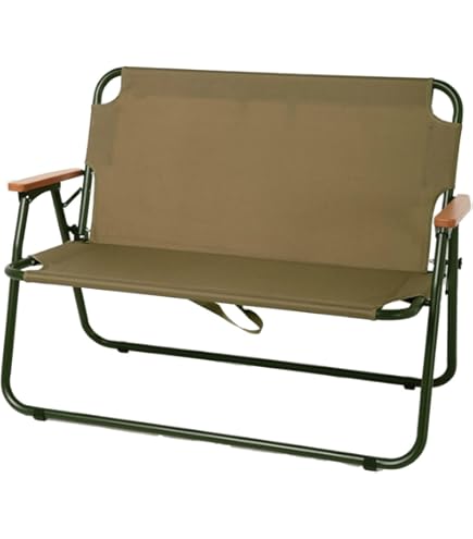 Amazon.co.jp: BUNDOK(バンドック)ベンチ オリーブ BD-175WG 二人掛け